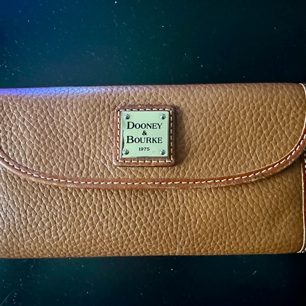 Dooney & Bourke Brown Leather Wallet